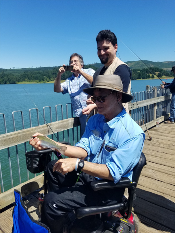 No Worries co-hosts a fishing trip for persons living with Parkinson’s